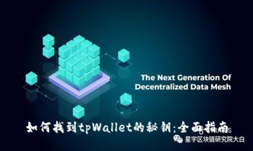 如何找到tpWallet的秘钥：全面指南